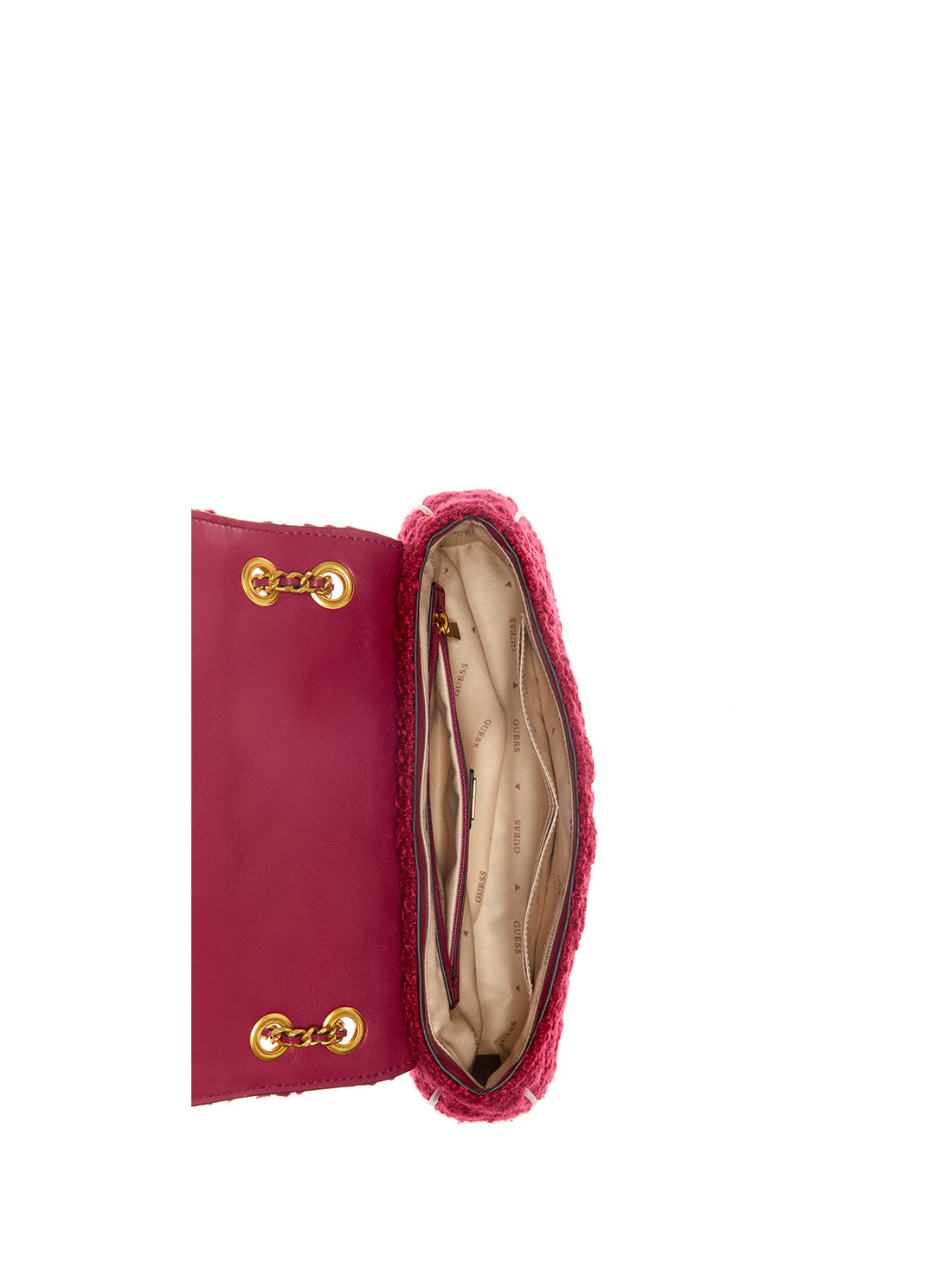 GUESS Women's Boysenberry Giully Crossbody Bag TY874821 Inside View