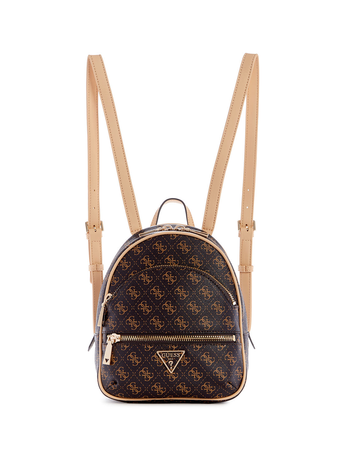 Manhattan Backpack Brown Logo Manhattan Backpack | GUESS