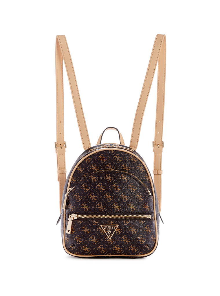 Brown Logo Manhattan Backpack - GUESS