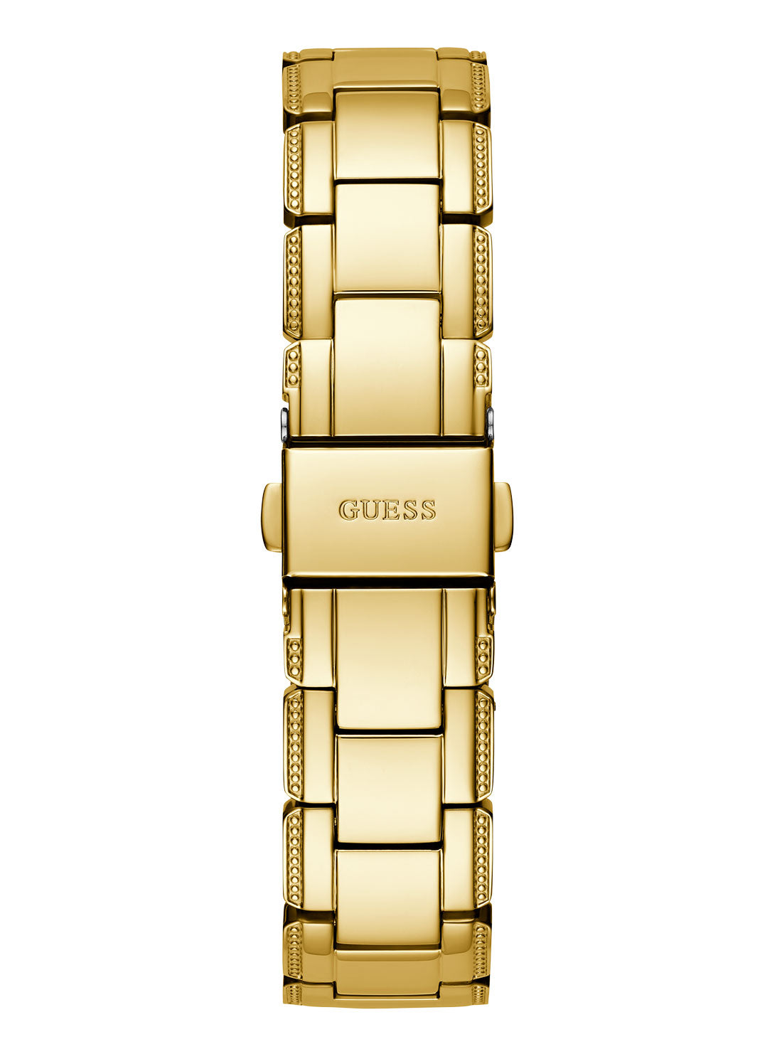 GUESS Women's Champagne Crystal Clear Glitz Watch GW0470L2 Back View