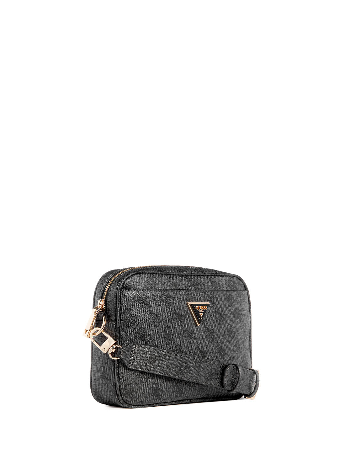 GUESS Women's Coal Logo Meridian Camera Bag SG877814 Angle View