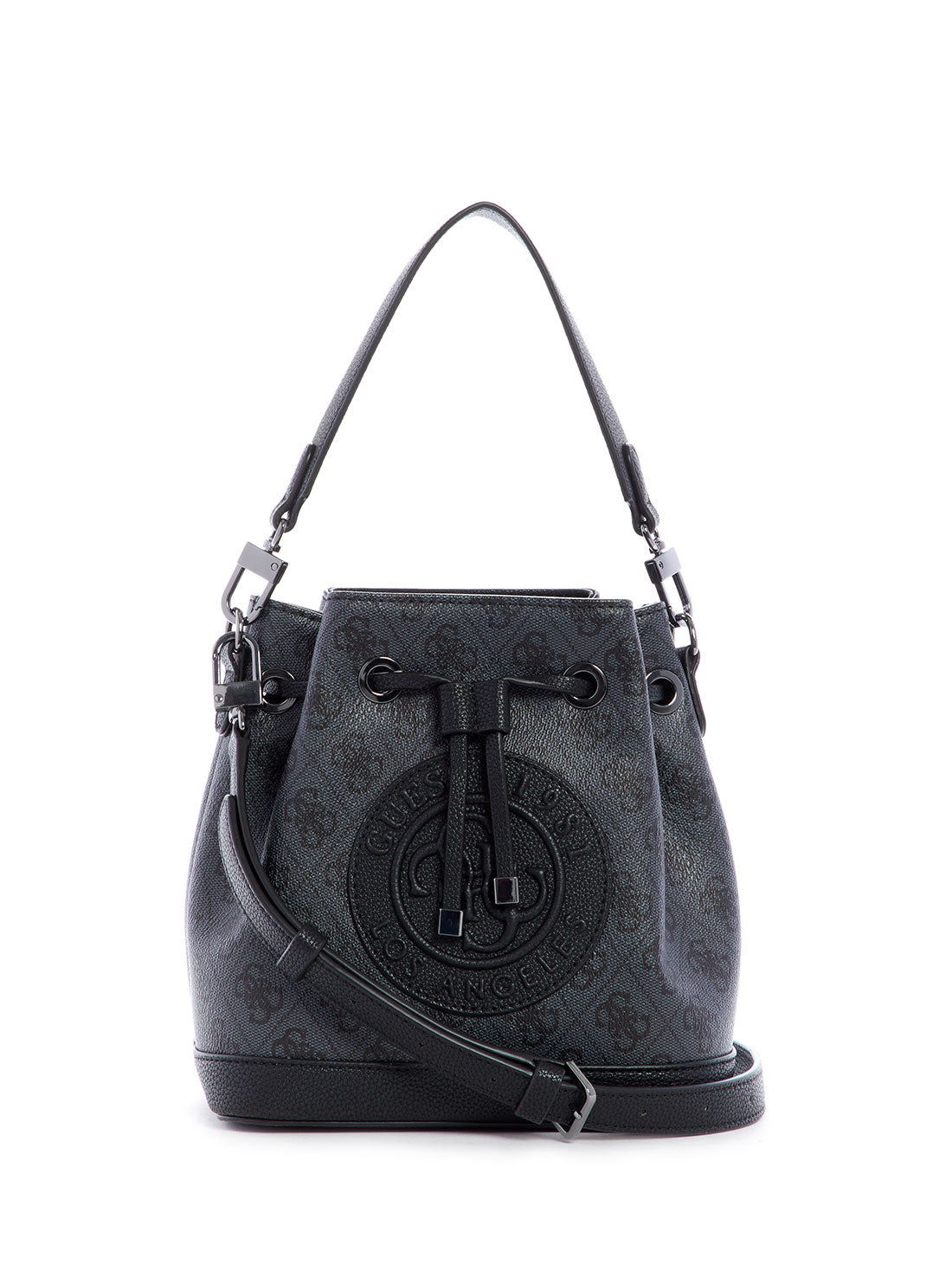 Nadia logo 2024 print bucket bag