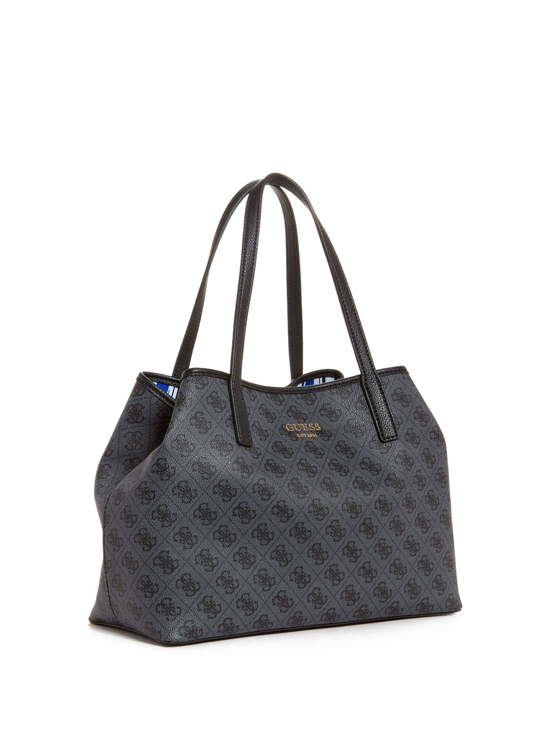 GUESS Women's Coal Logo Vikky Tote Bag SG699523 Angle View