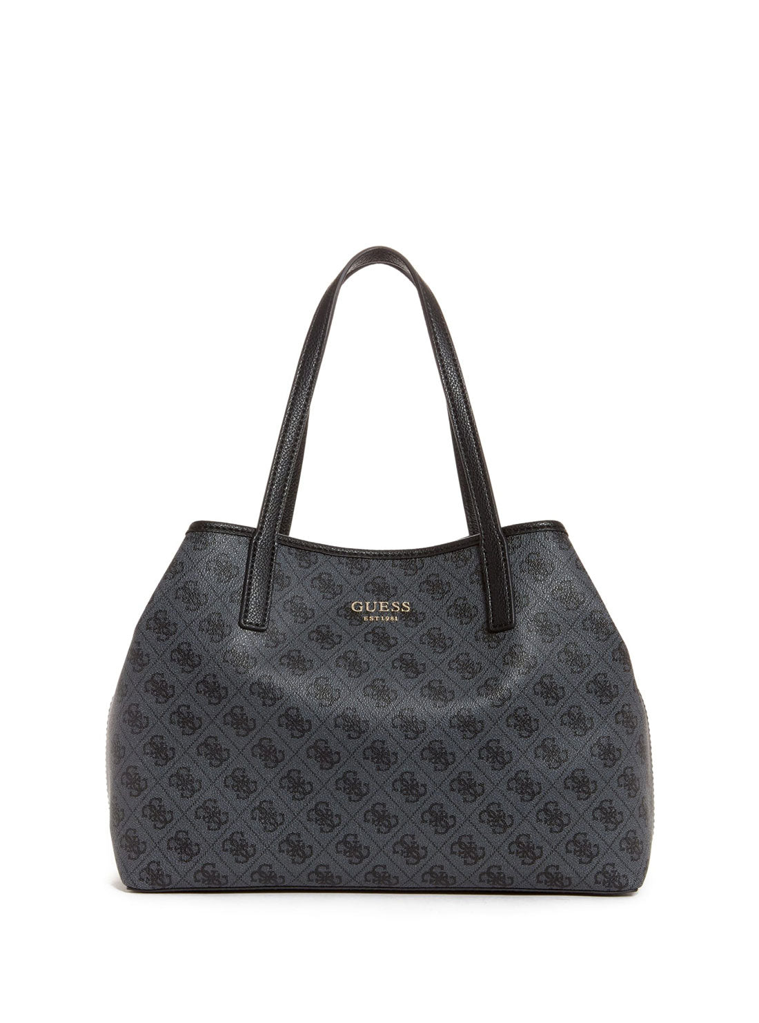 Guess Hwsg6995230 Vikky Womens Tote Bag With Pochette In Coal