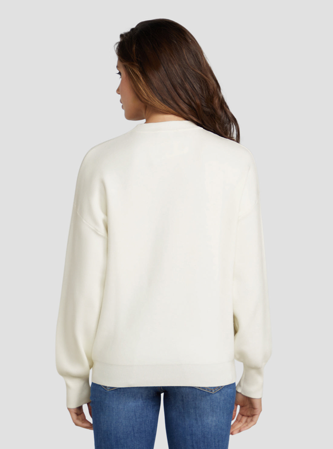 Guess on sale cream jumper