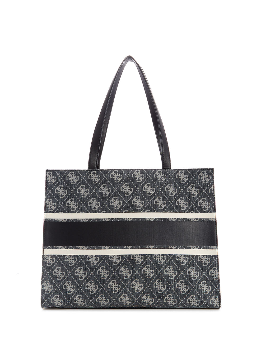 GUESS Women's Denim Coal Logo Monique Tote Bag DC789423 Back View