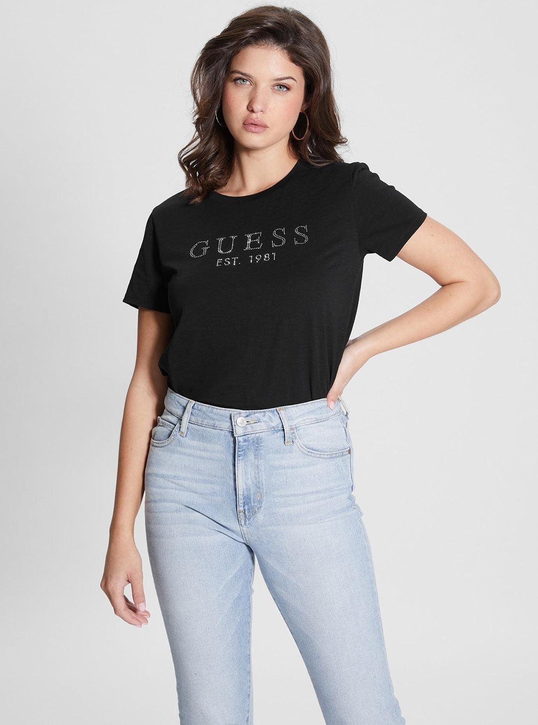 T shirt cheap guess jeans femme