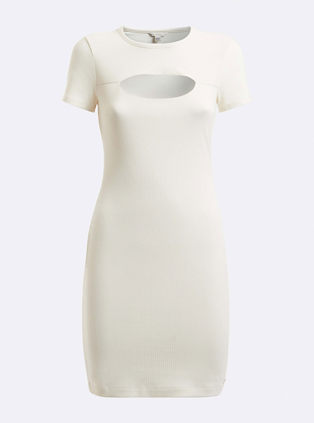 GUESS Women's Eco Cream White Lana Mini Dress WBYK95KB9E2 Ghost View