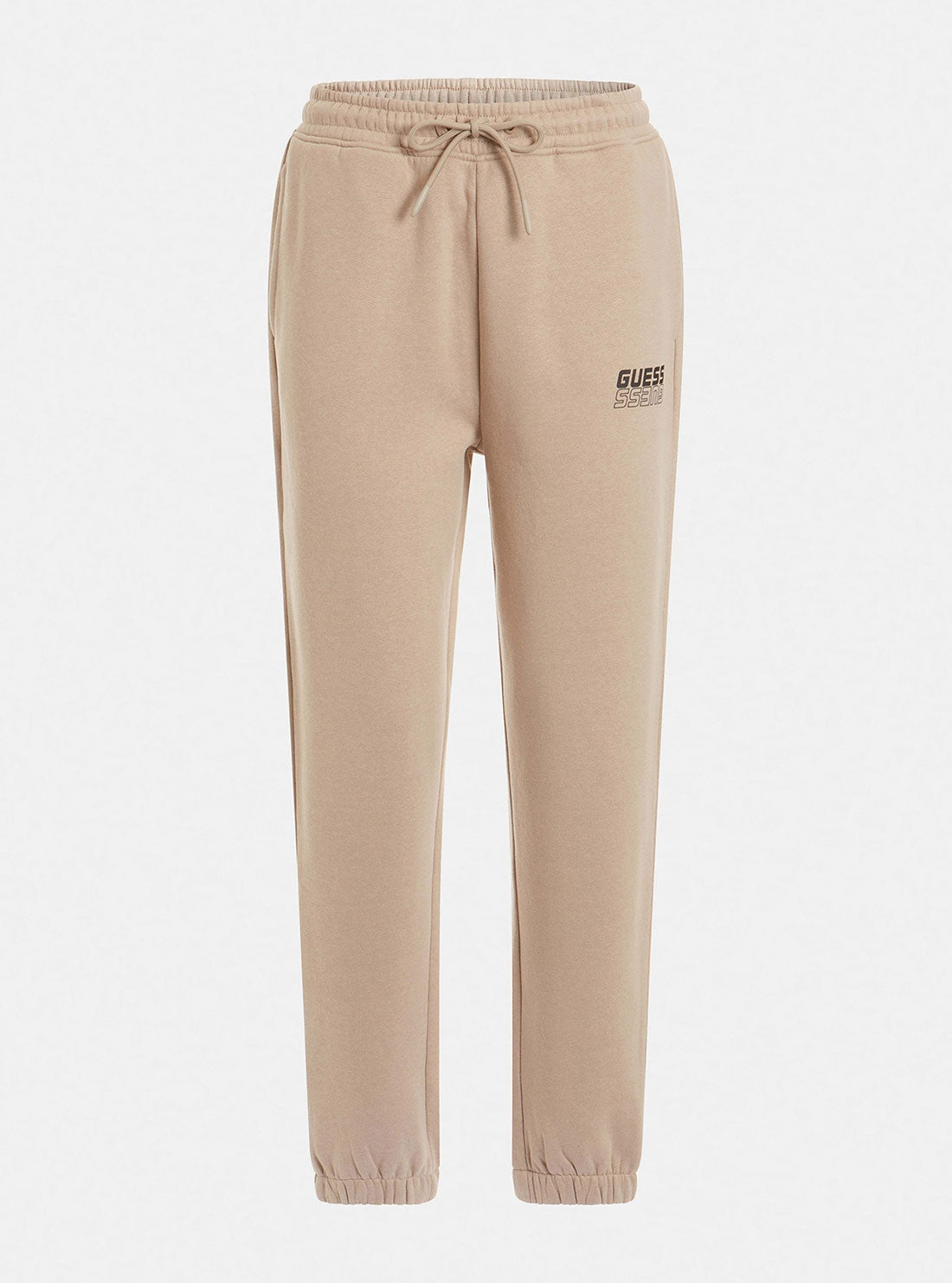 GUESS Women's Eco Gold Beige Alisha Active Trackpants V2BB18K9V34 Ghost View