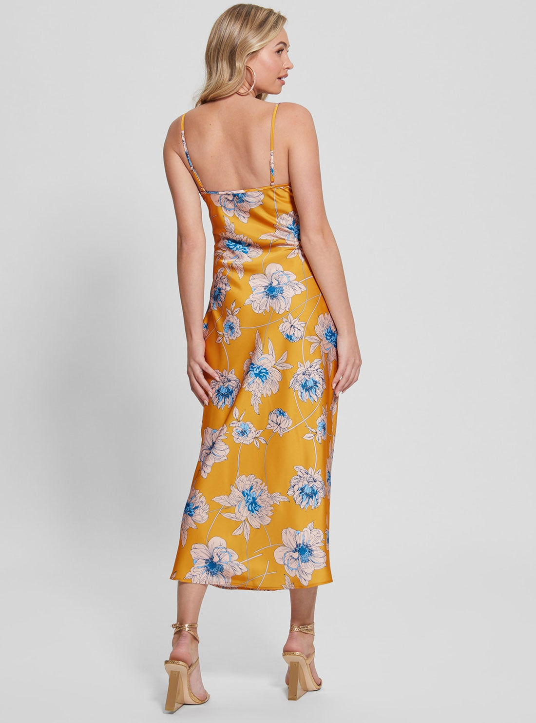 Eco Golden Bloom Print Akilina Maxi Dress - GUESS