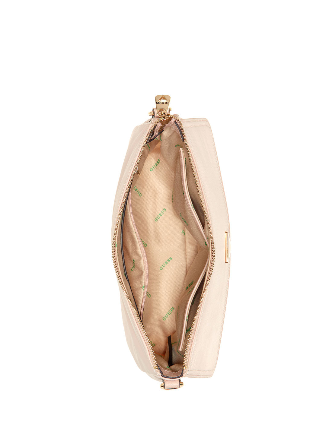 GUESS Women's Eco Pink Gemma Shoulder Bag EYG839518 Inside View
