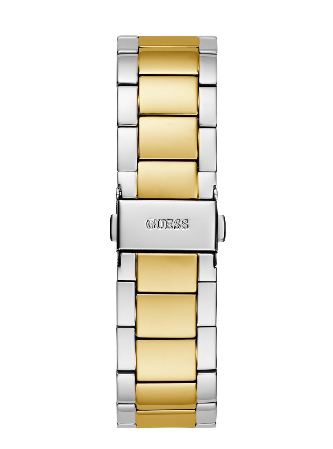 Guess gold sale and silver watch