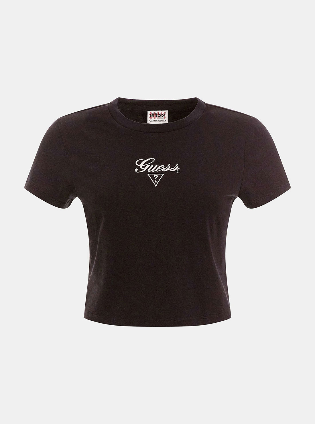 GUESS Women's Guess Originals Black Taylor Vintage Baby T-Shirt W2RP26K9RM3 Ghost View