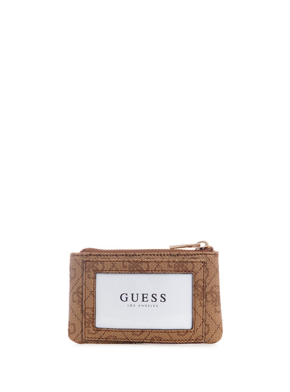 GUESS Women's Latte Logo Laurel Zip Pouch SG850034 Back View