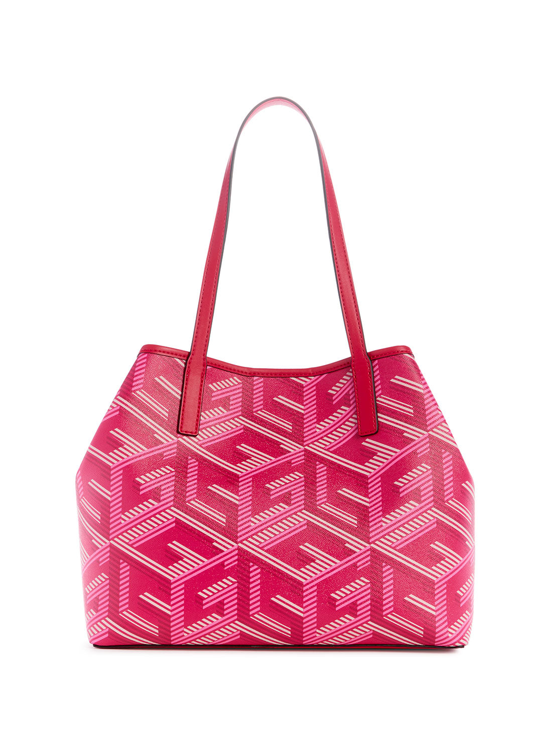 GUESS Women's Magenta Logo Vikky Tote Bag SA699523 Back View