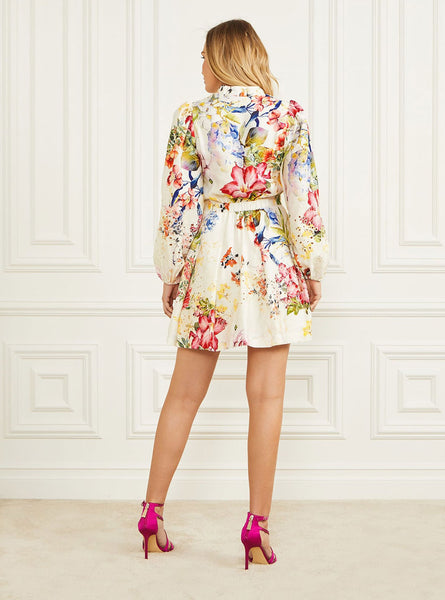 Marciano Glorious Garden Emb Mini Dress - GUESS