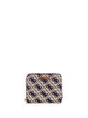 GUESS Women's Navy Logo Izzy Small Wallet JB865437 Front View