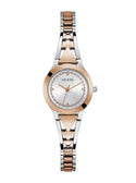 GUESS Women's Rose Gold Silver Tessa Watch GW0609L3 Front View