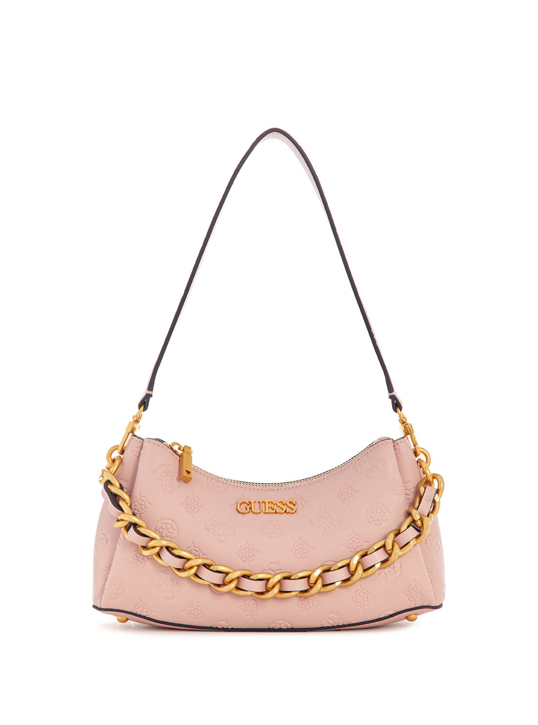 GUESS Women's Rose Logo Geva Shoulder Bag PD895972 Front View