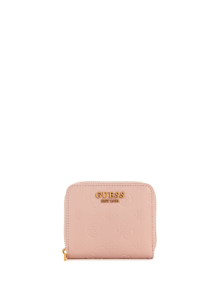 Rose Logo Laurel Small Wallet - GUESS