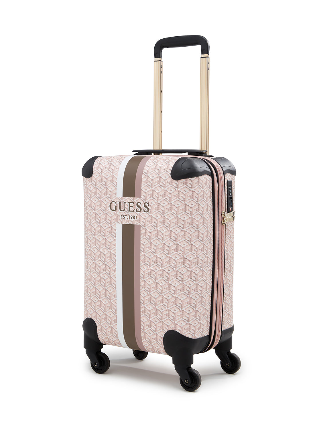GUESS Women's Rose Logo Wilder 45cm Suitcase S7452943 Angle View