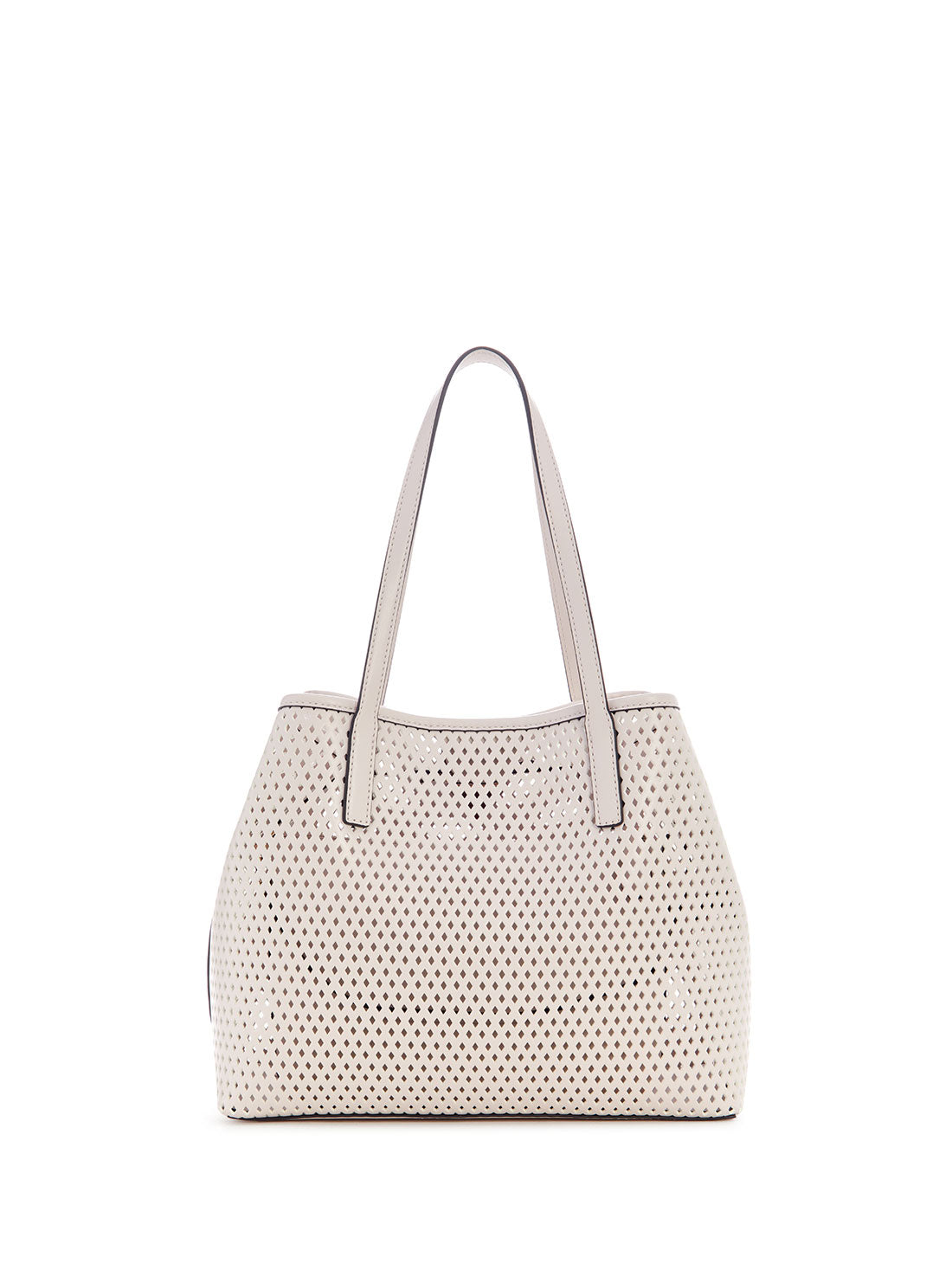 GUESS Women's Stone Woven Vikky Tote Bag WP699523 Back View