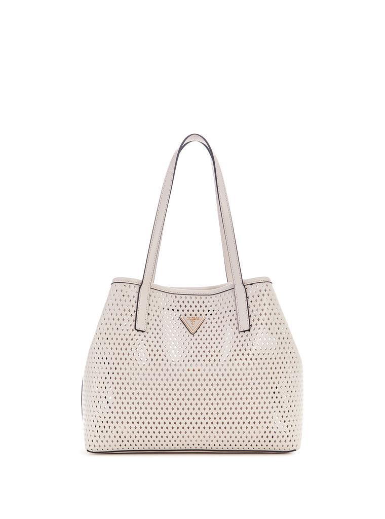 Stone Woven Vikky Tote Bag - GUESS