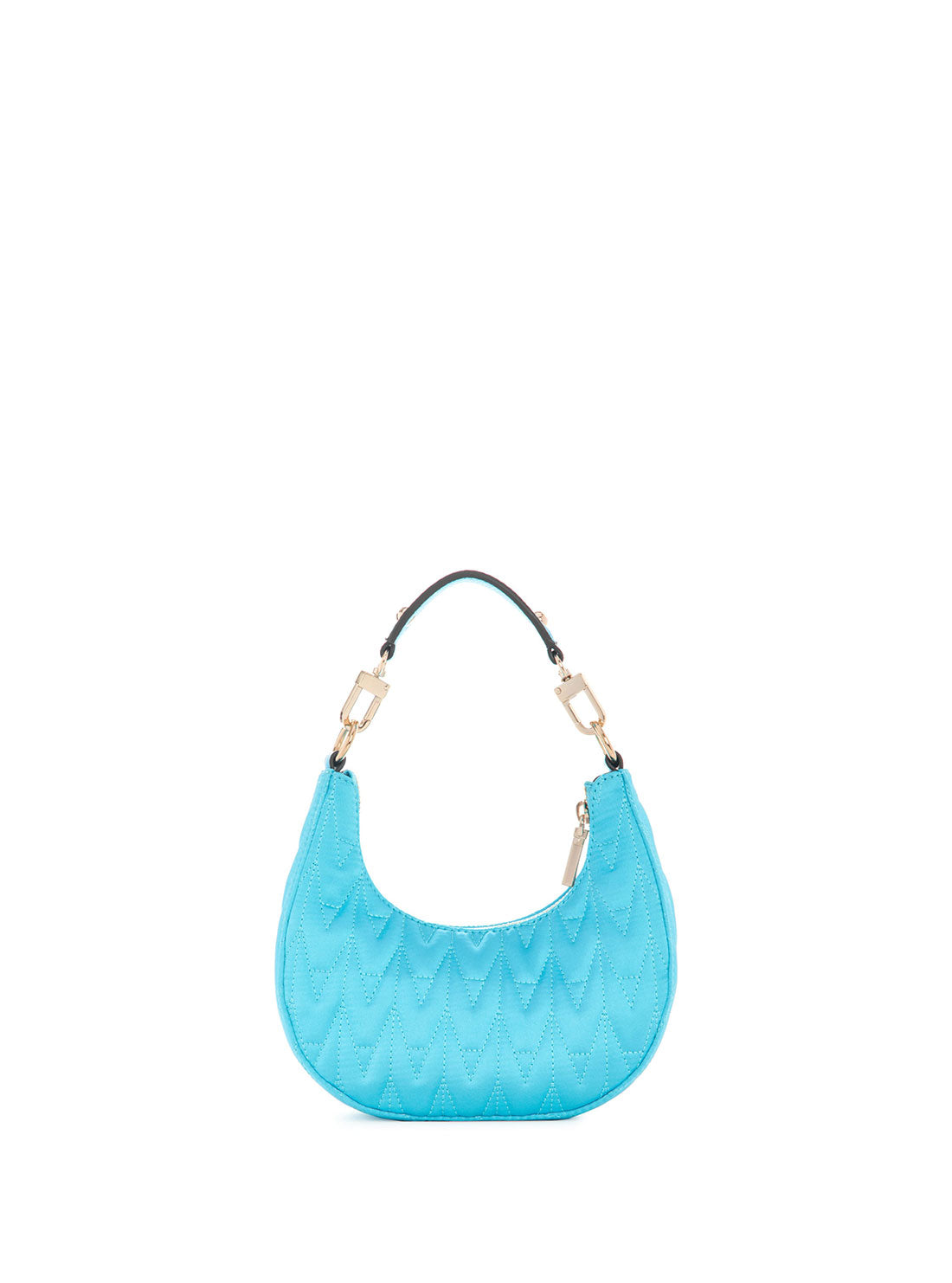 GUESS Women's Turquoise Golden Rock Mini Hobo Bag EG874972 Back View