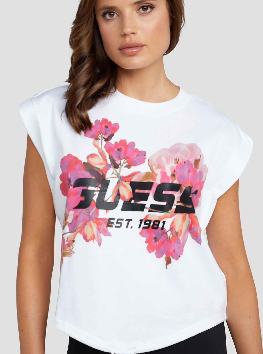 Guess on sale flower shirt