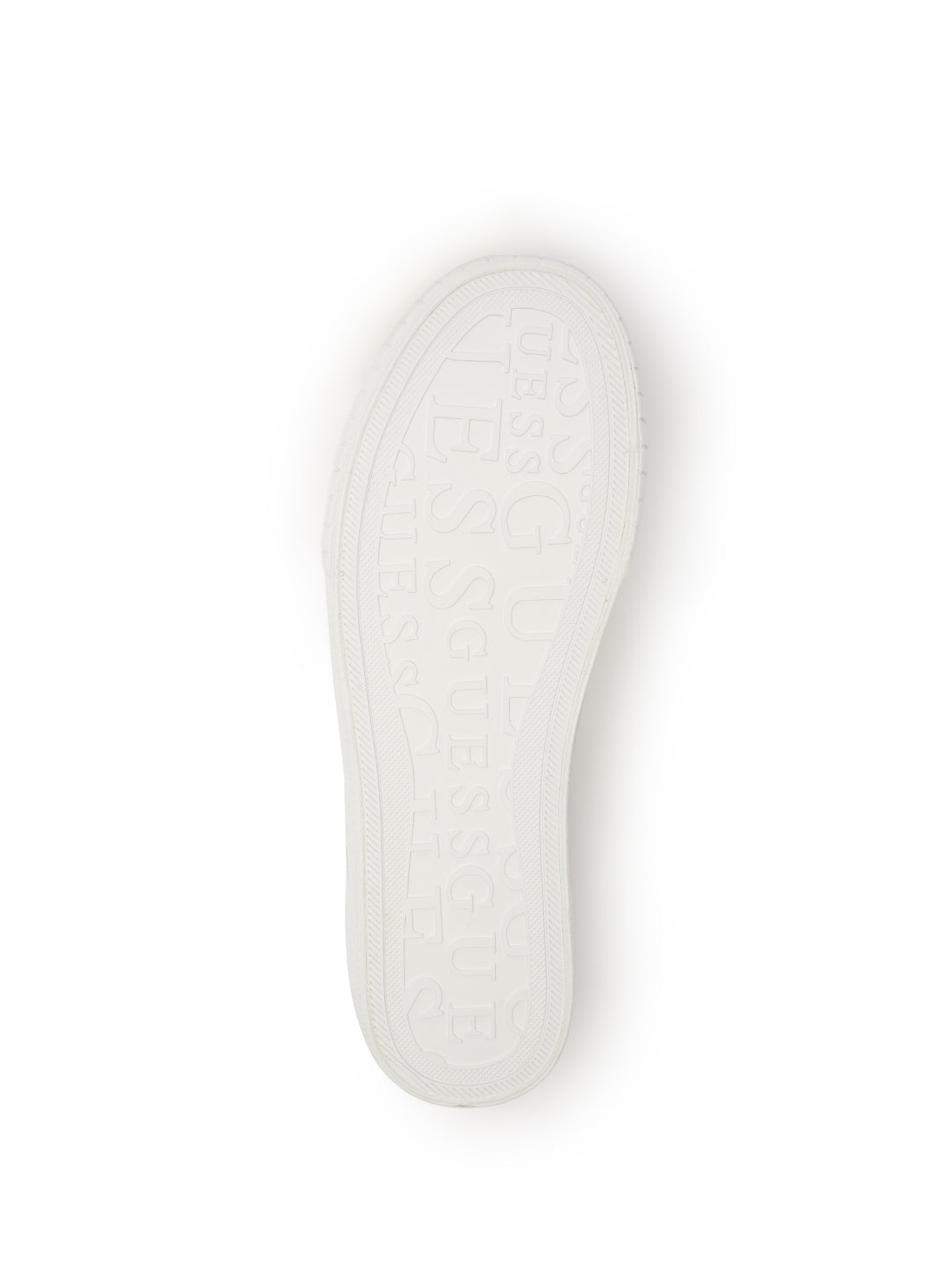 GUESS Women's White Nortin Logo Low Top Sneakers NORTIN2 Bottom View