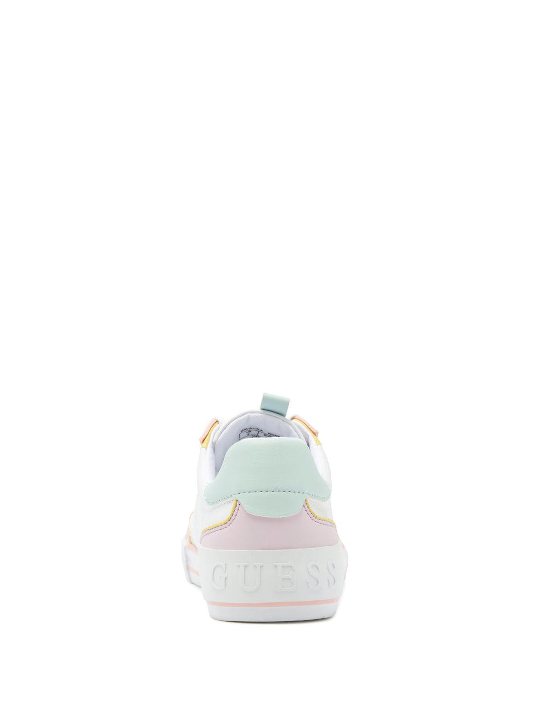 Guess white and pink trainers Clearance