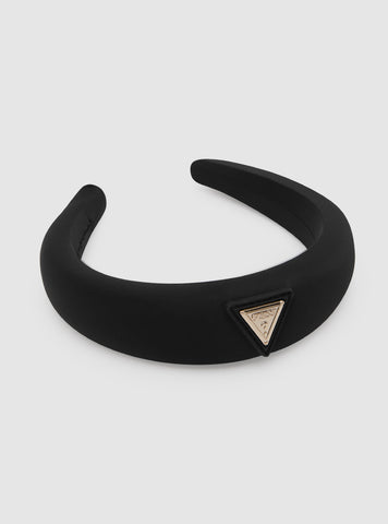 Black Logo Headband