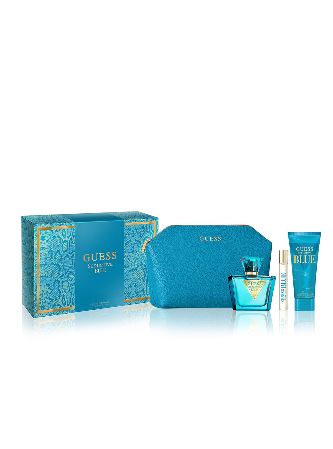 Seductive Blue Eau De Toilette 4 Piece Set