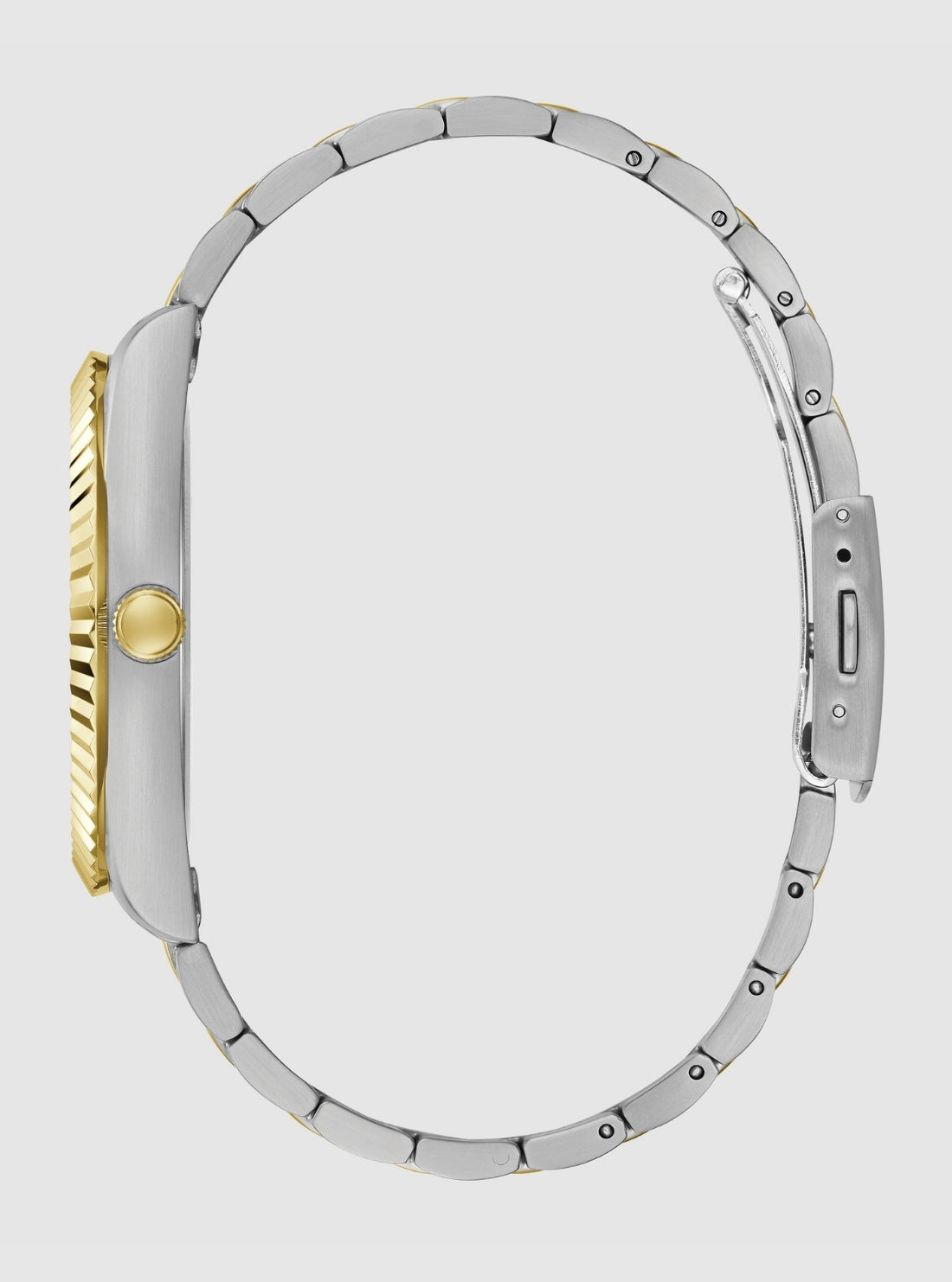 GUESS Accessories Gold Green Connoisseur Watch GW0265G8 Side View