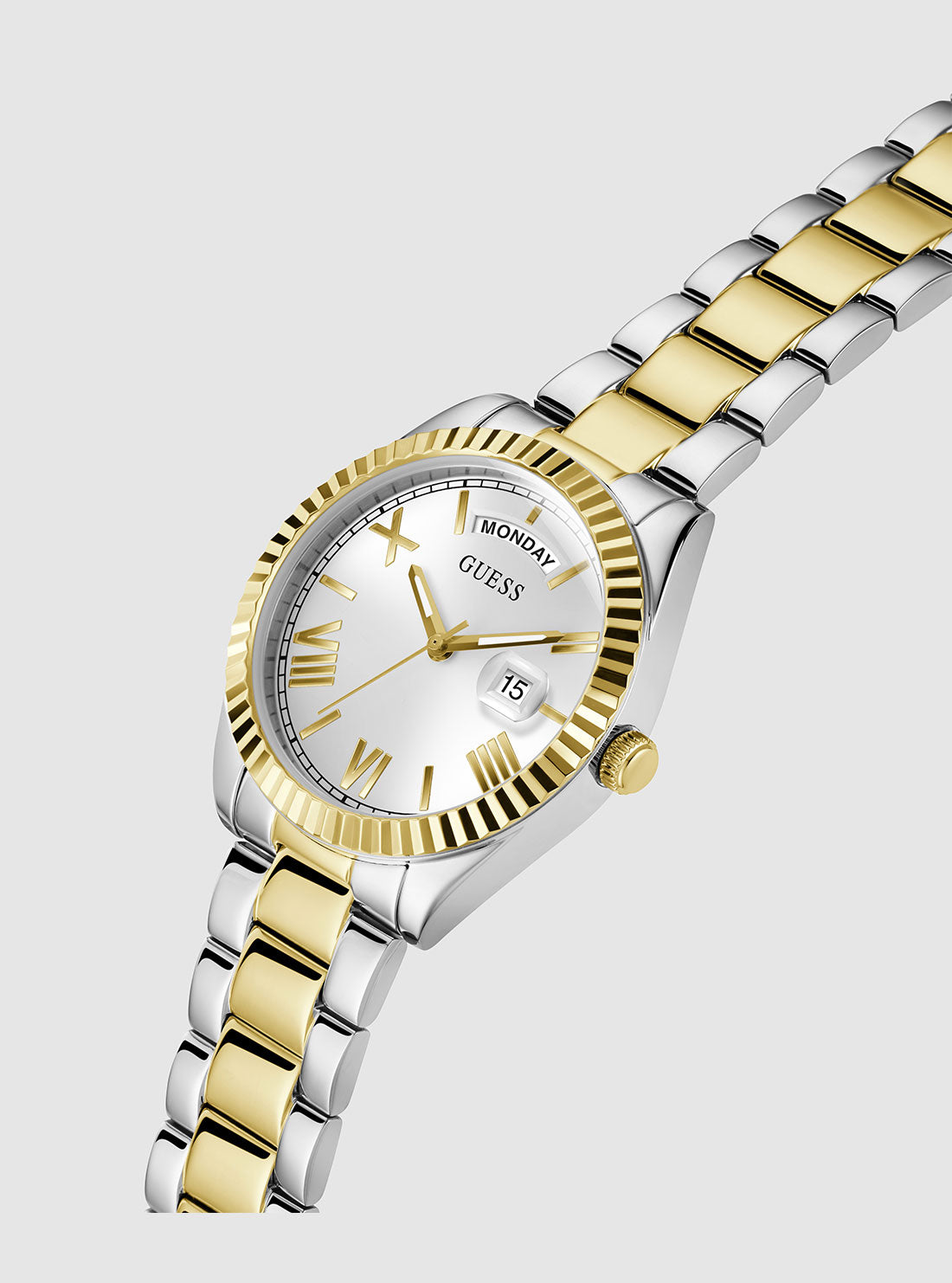 Gold Silver Luna Link Watch