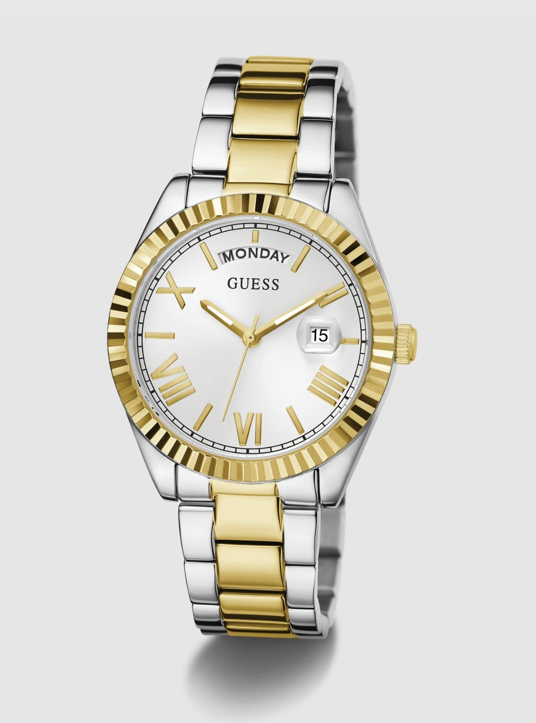 Gold Silver Luna Link Watch