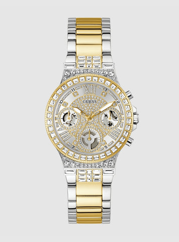 GUESS Accessories Two-Tone Moonlight Watch GW0320L7 Front View
