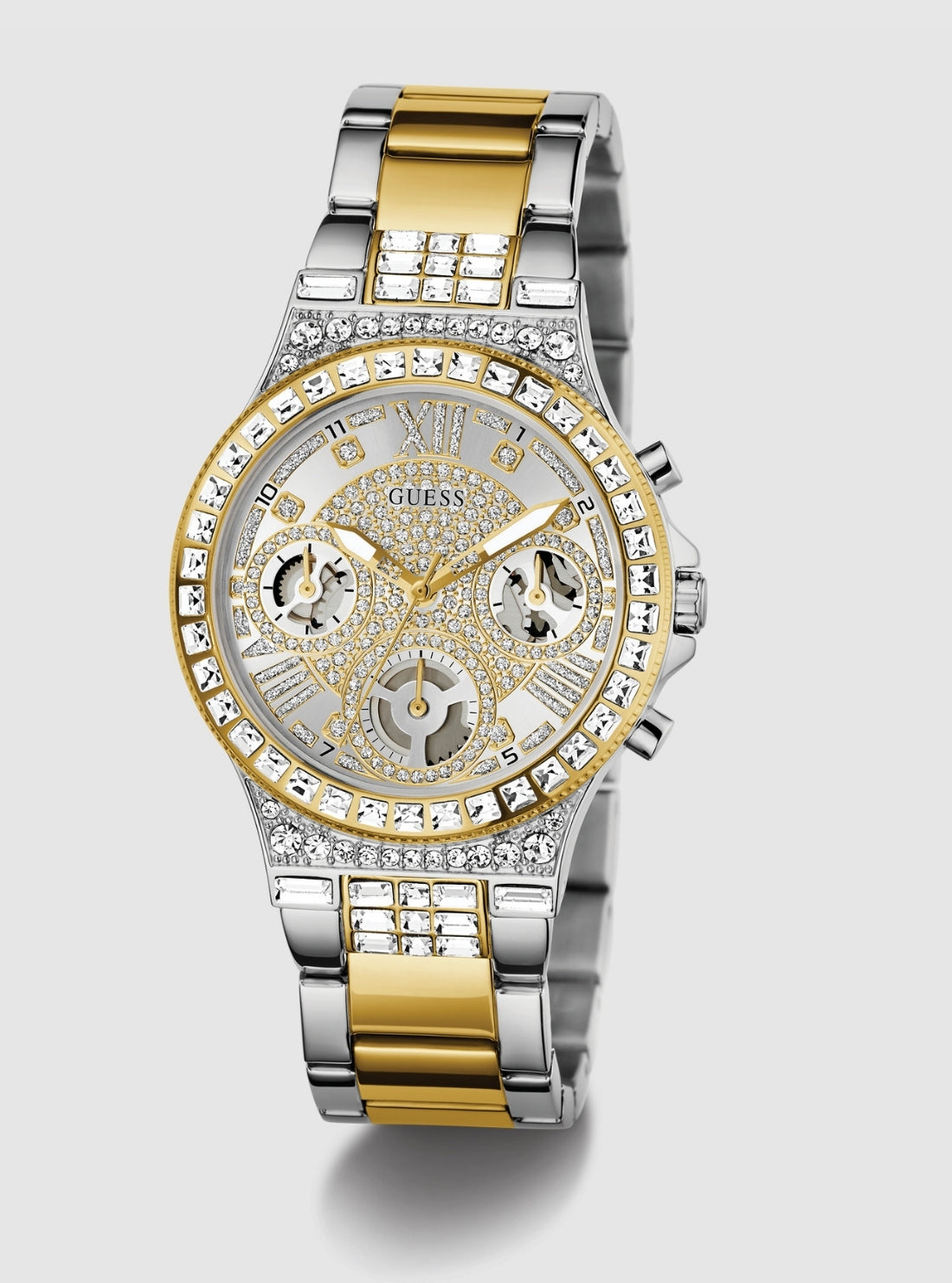 GUESS Accessories Two-Tone Moonlight Watch GW0320L7 Front View