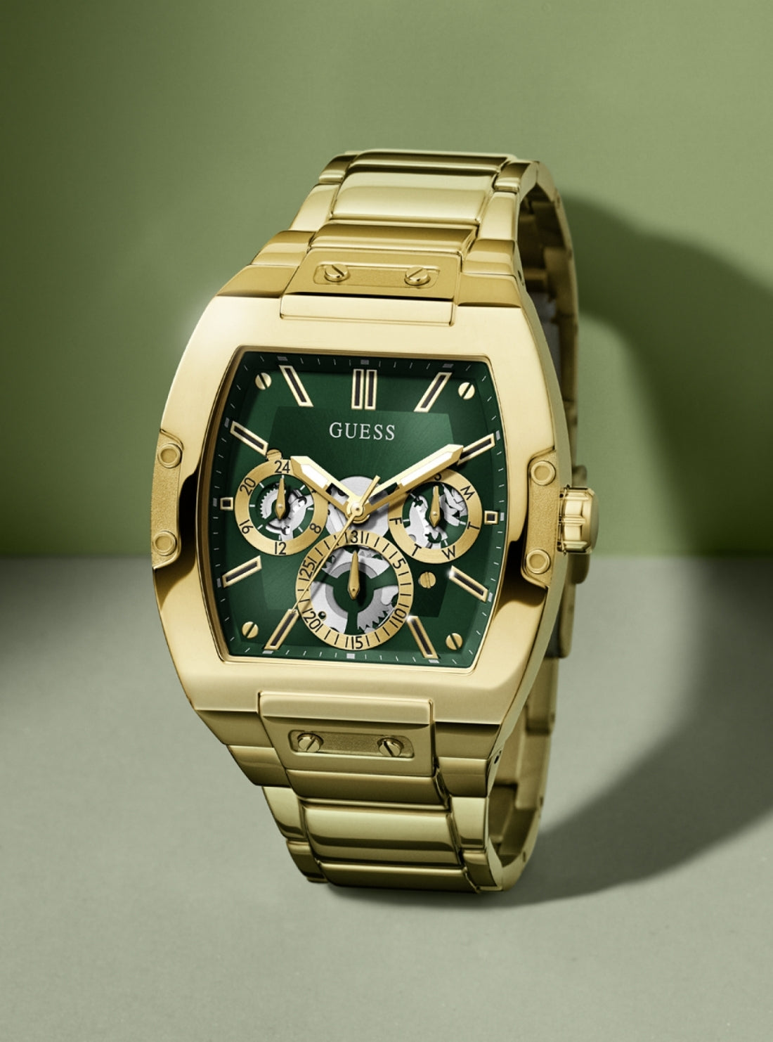 GUESS Accessories Gold Phoenix Watch GW0456G3 Detail View