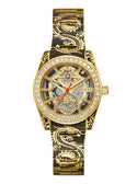 Women's Gold Dragoness Glitz Watch front view