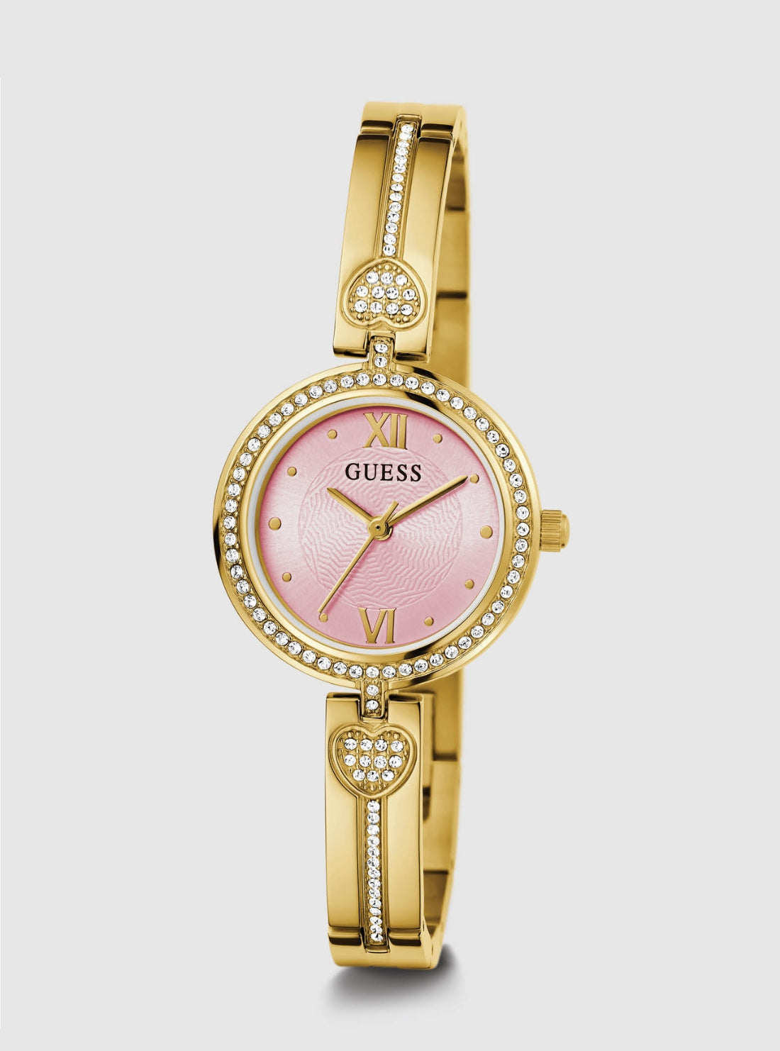 GUESS Accessories Gold Lovey Watch GW0655L5 Front View_2