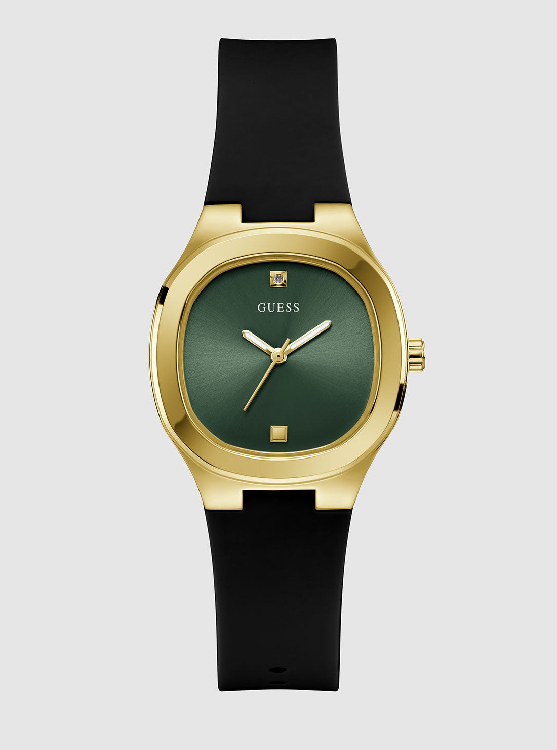 Black Eve Green Silicone Watch