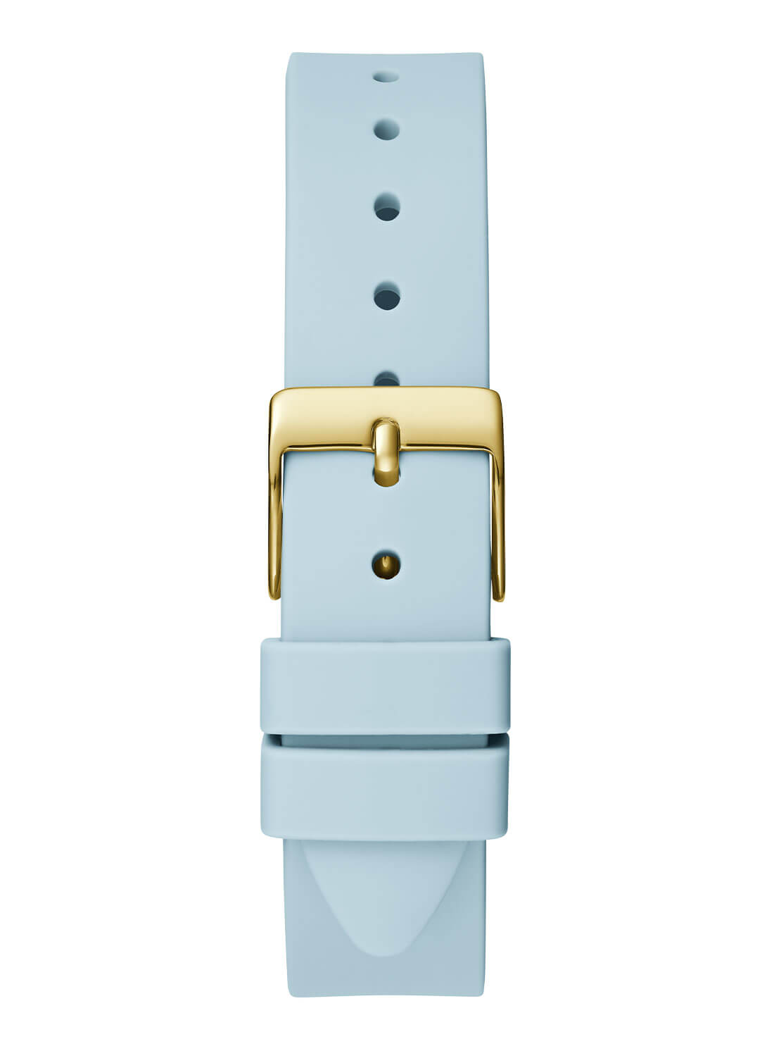 Gold Mini Wonderlust Multi Glitz Blue Silicone Watch | back view