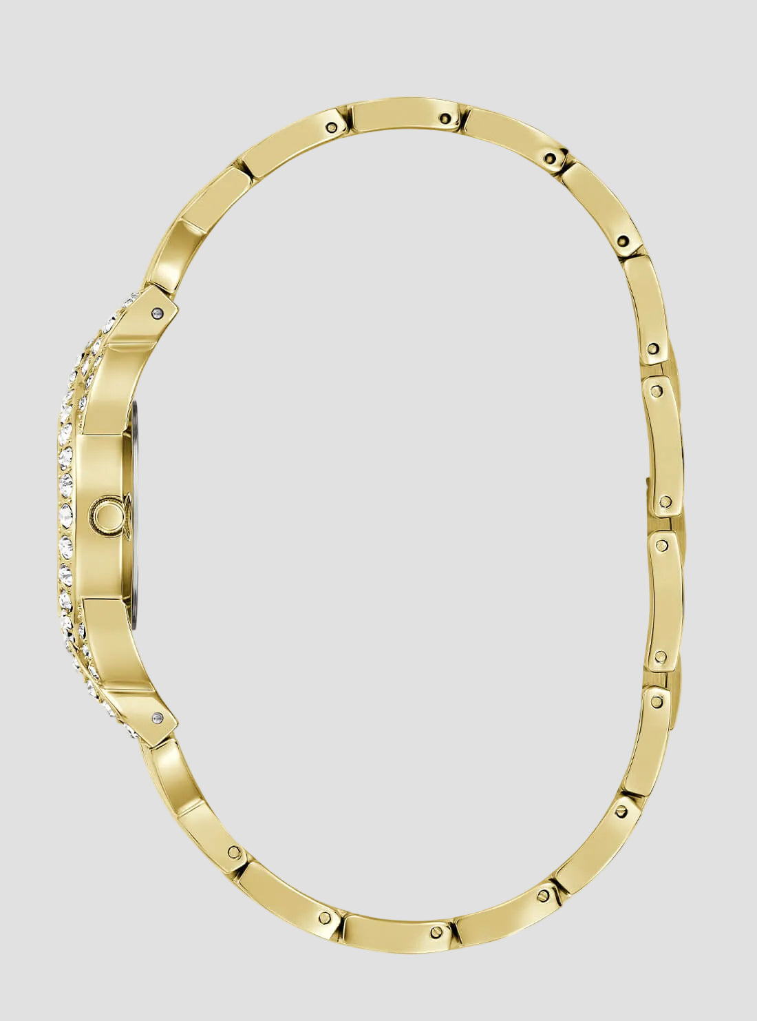 GUESS Watches Gold Adorn Crystal Watch front view GW0682L2 Side View