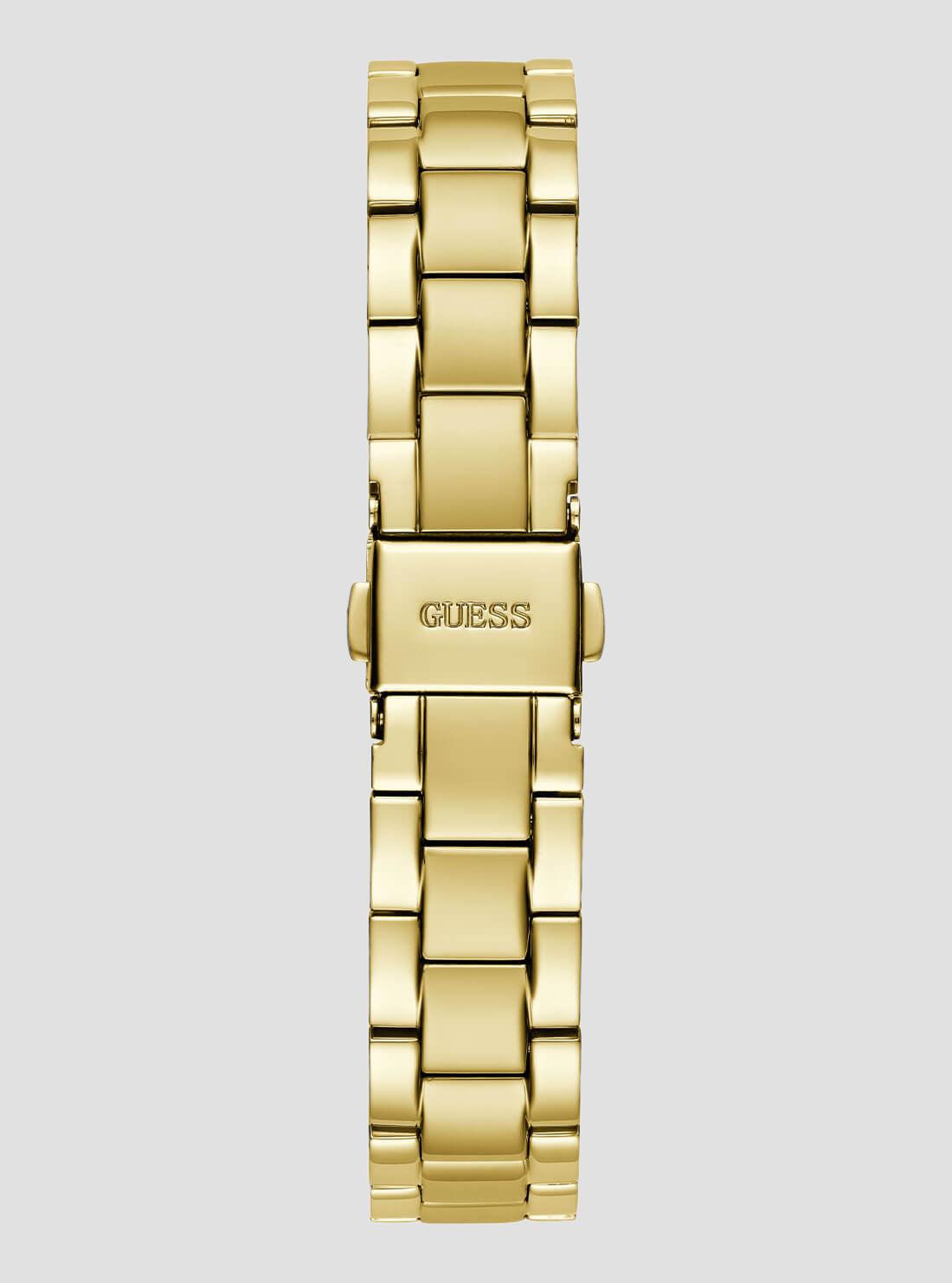 GUESS Womens Gold Mini Luna Vintage Link Watch GW0687L2 Back View