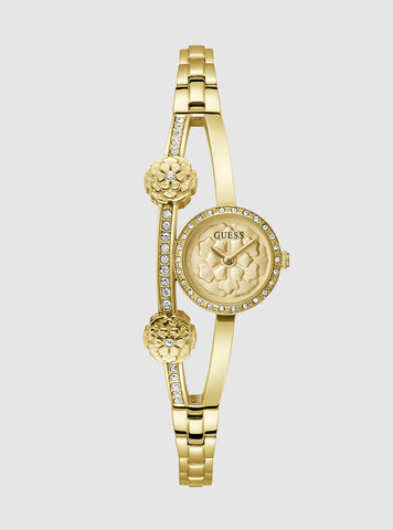 GUESS Accessories Gold Chloe Bracelet Watch GW0756L2 Front View