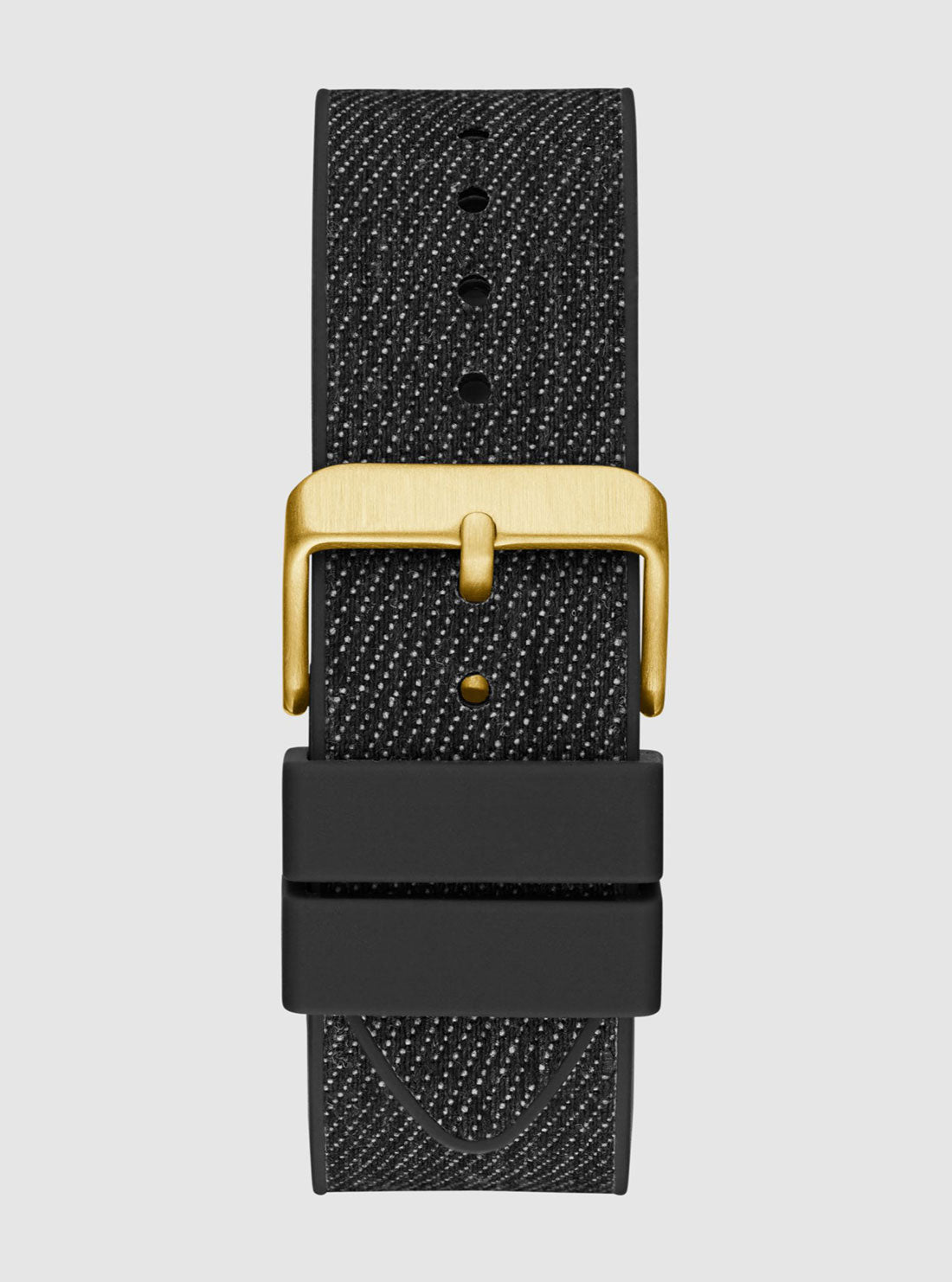 Gold Phoenix Black Denim Silicone Watch