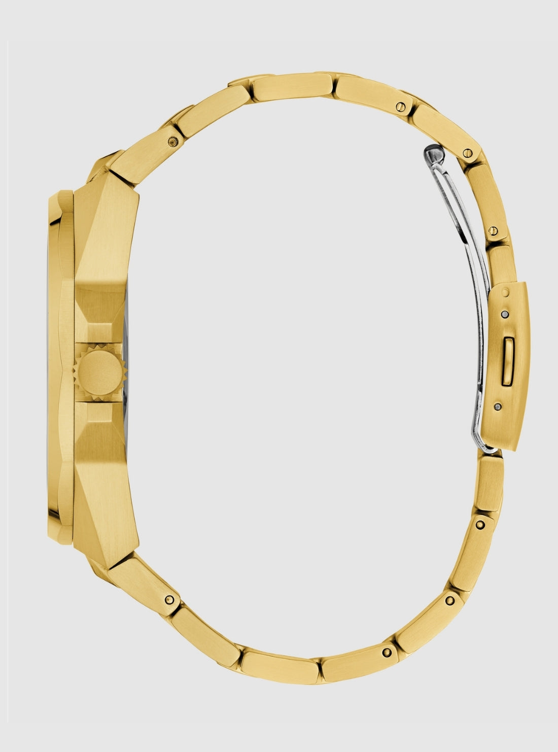 GUESS Accessories Gold Dashboard Link Watch GW0798G2 Side View