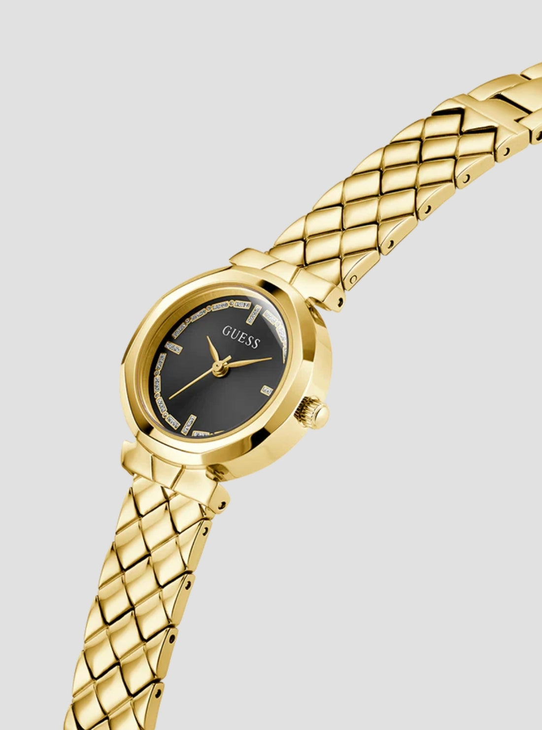 GUESS Womens Gold Mini Rumour Watch GW0839L2 Side View