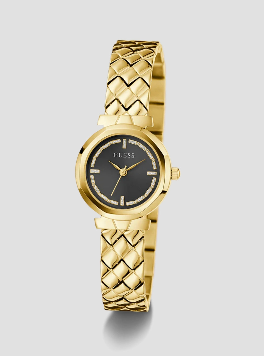 GUESS Womens Gold Mini Rumour Watch GW0839L2 Front View